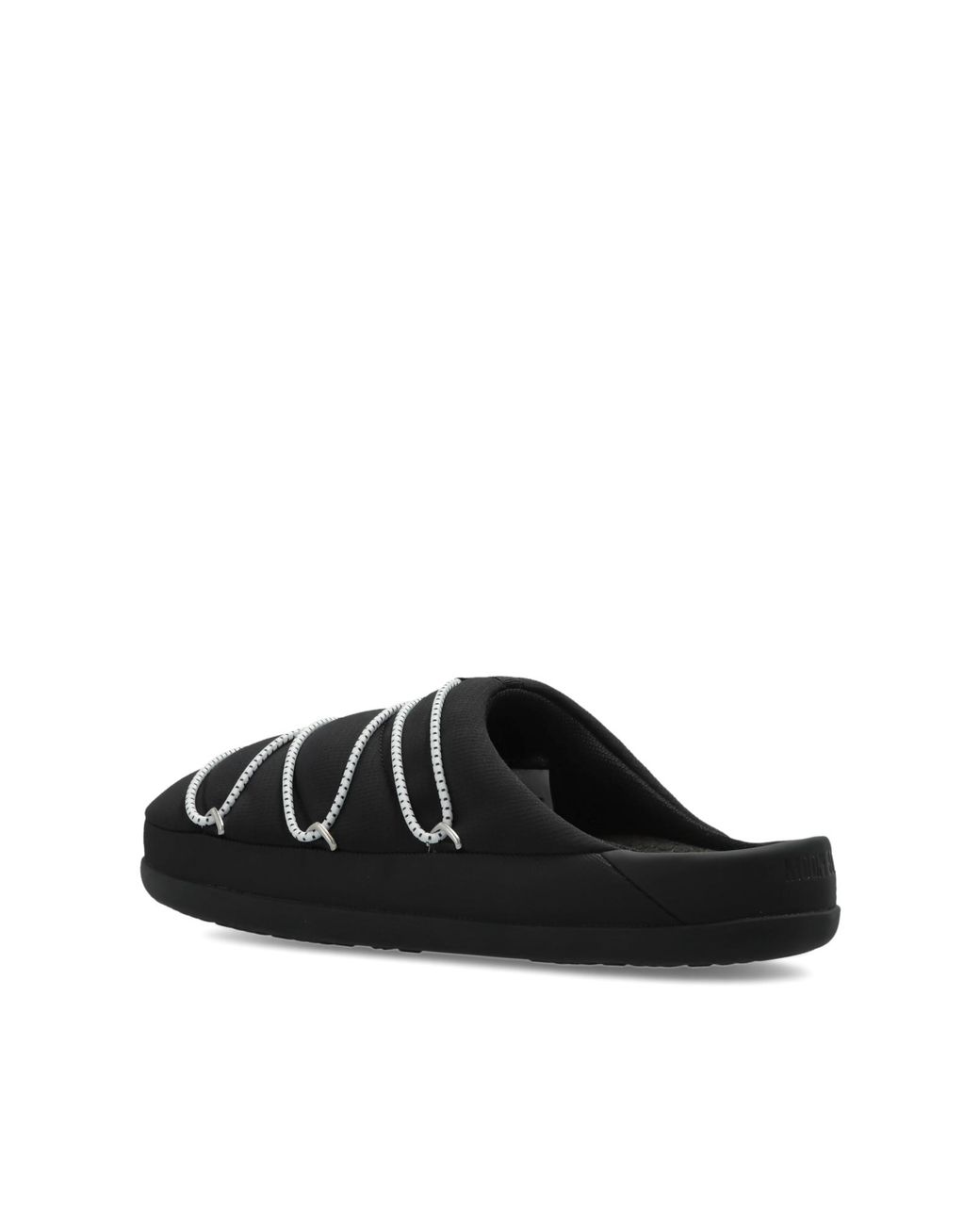 Moon Boot Black 'Mb Soft Slipper' Shoes for men