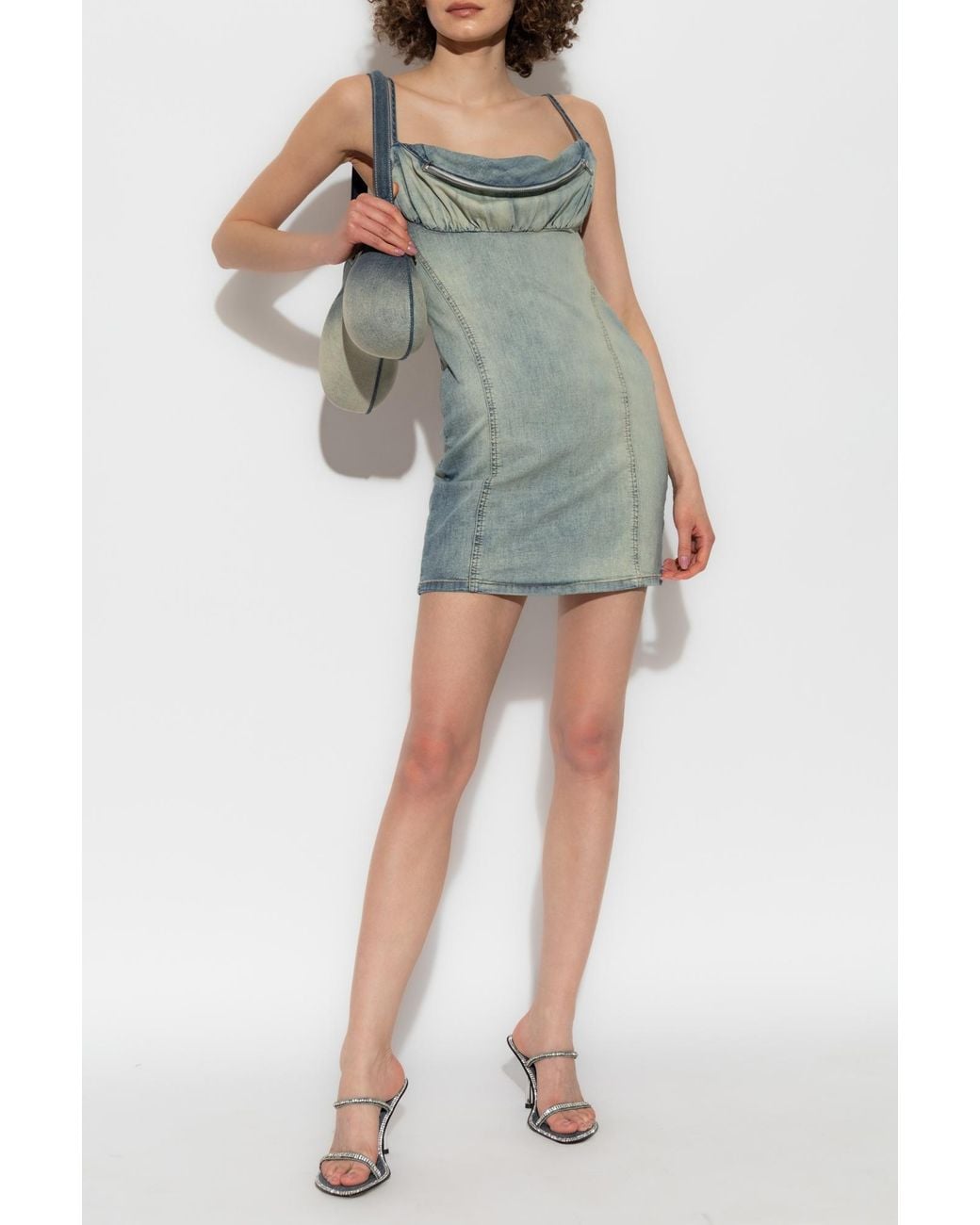 DIESEL Green Dress De-Ellit-S