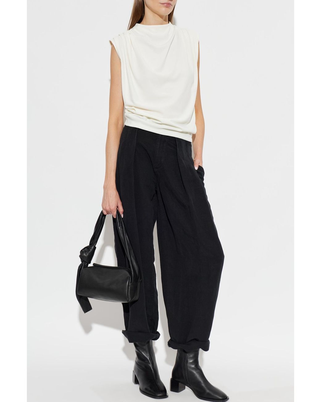 AllSaints Black 'Phi' Trousers