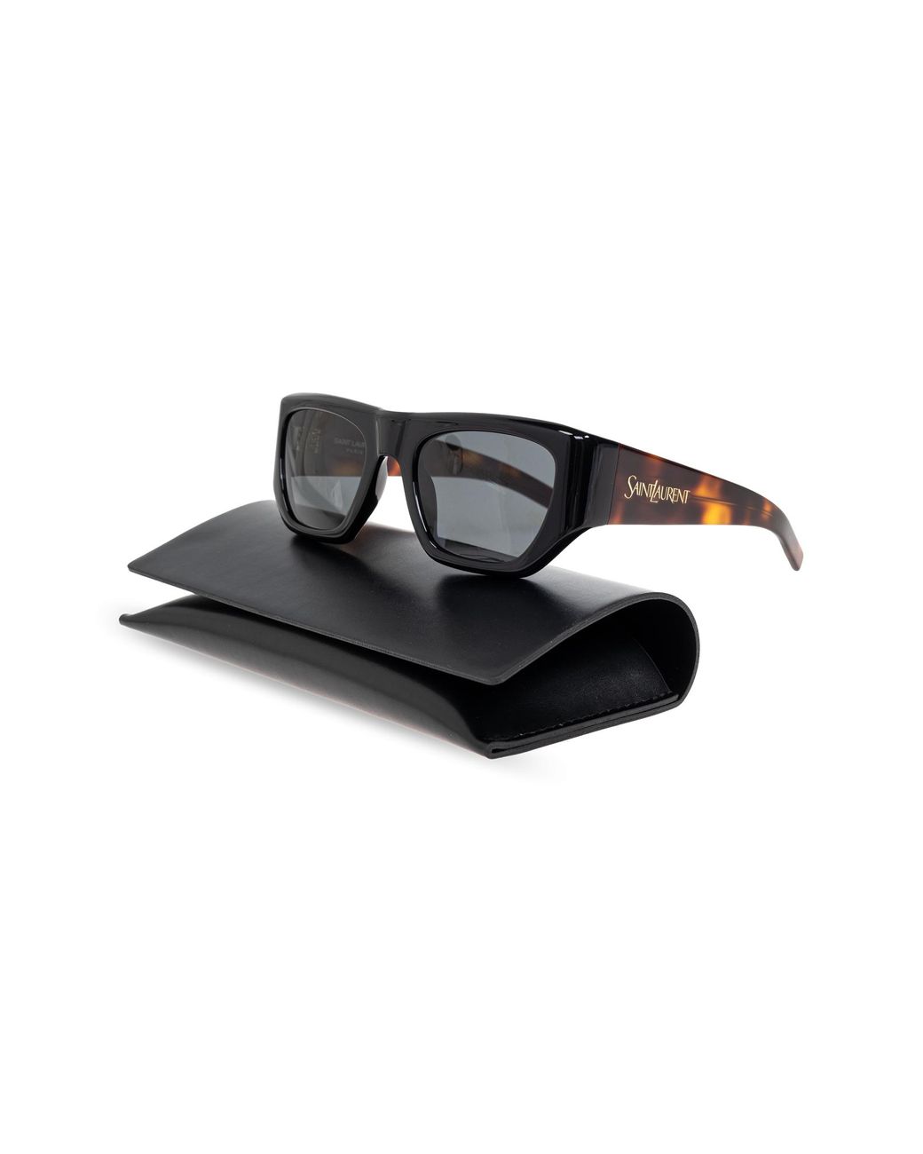 Saint Laurent Sunglasses Sl 740 in Black | Lyst