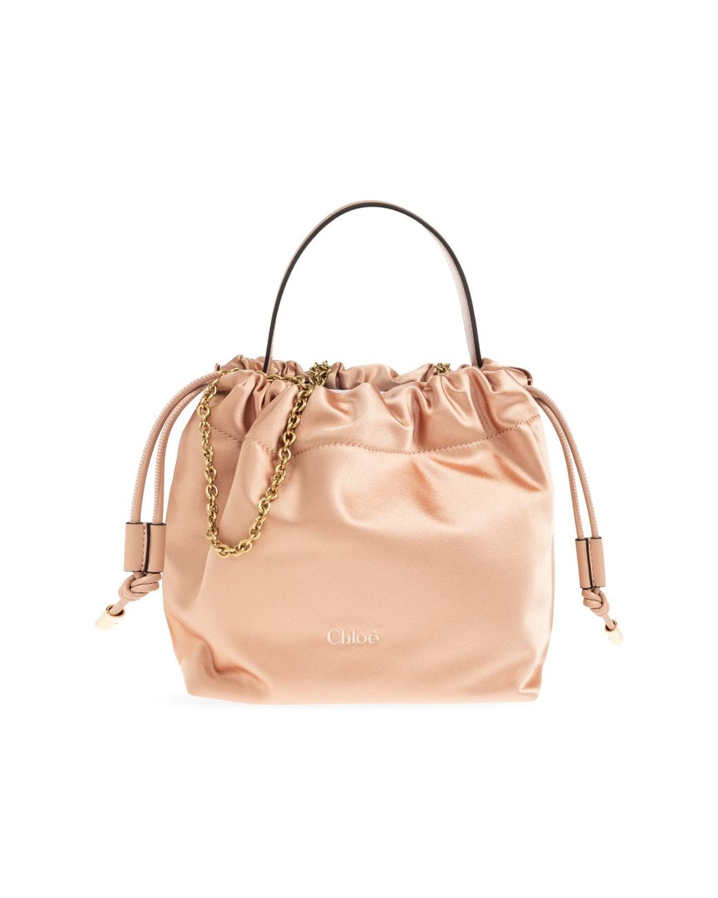 Chloé Natural Handbag "Icons Mini" Drawstring Bag