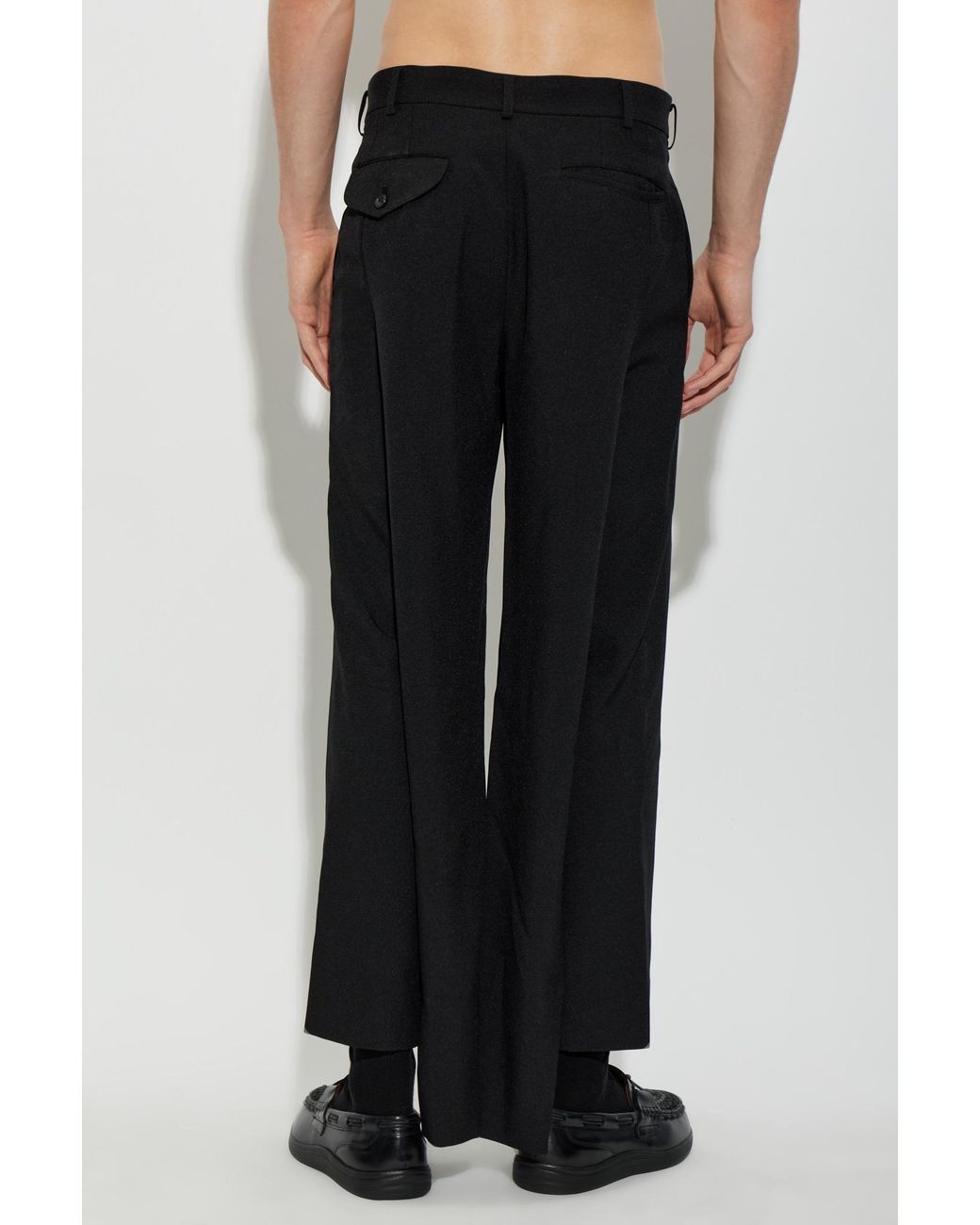 Comme des Garçons Black Asymmetric Trousers for men