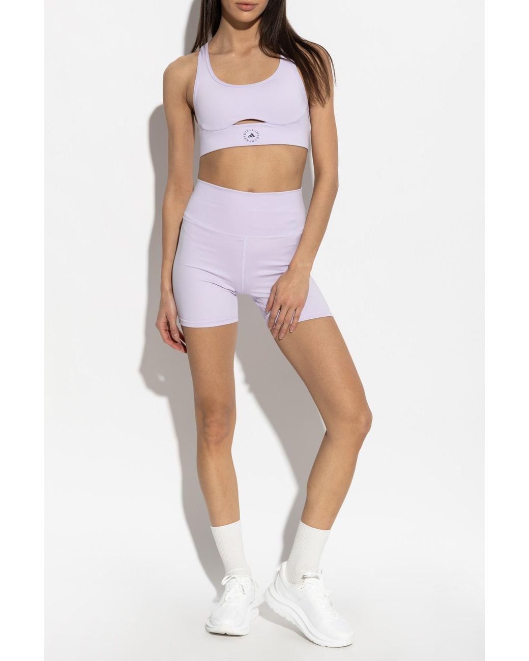 Adidas By Stella McCartney Purple Training Shorts