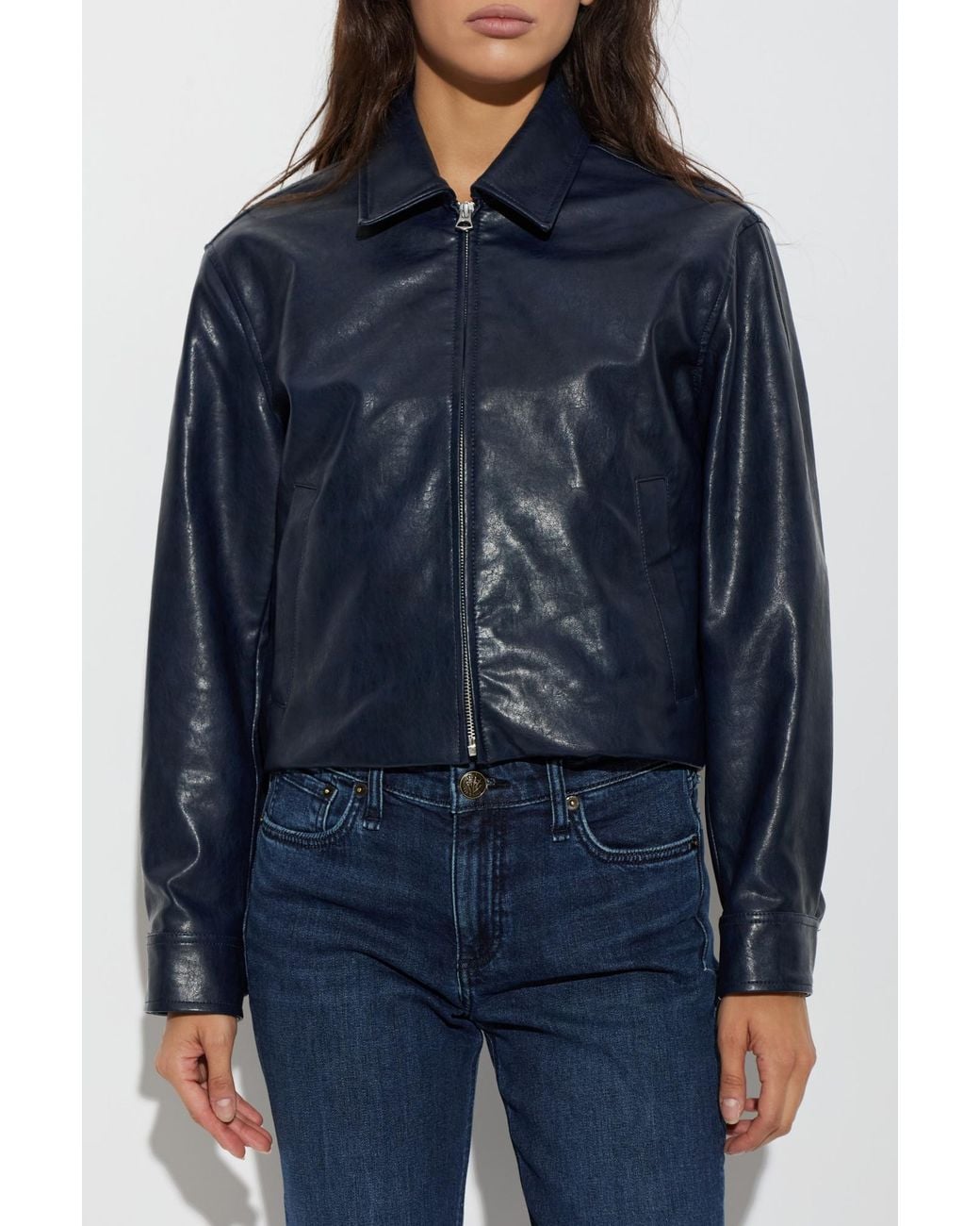 Rag & Bone Blue Jacket With Collar