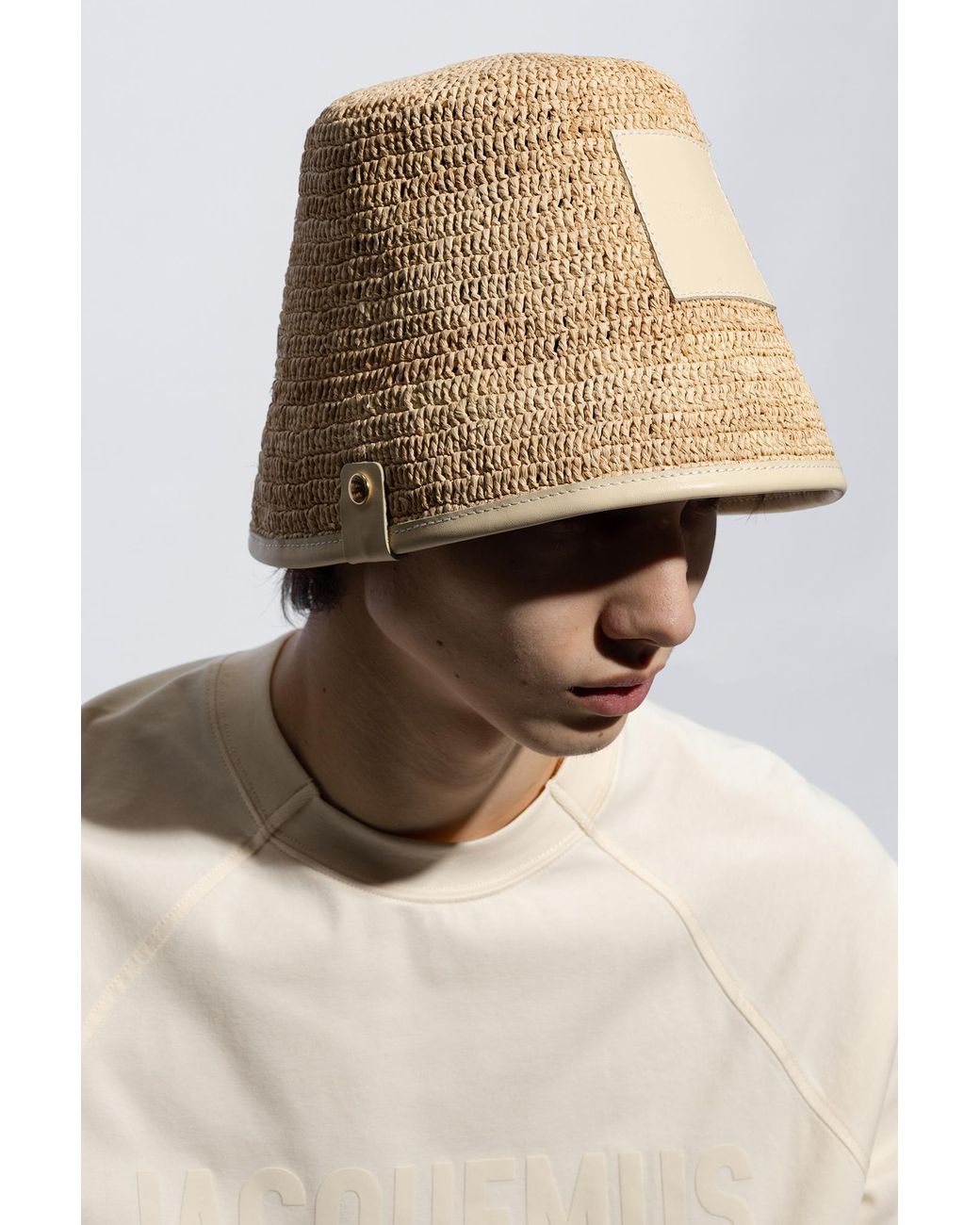 Jacquemus Blue Straw Hat