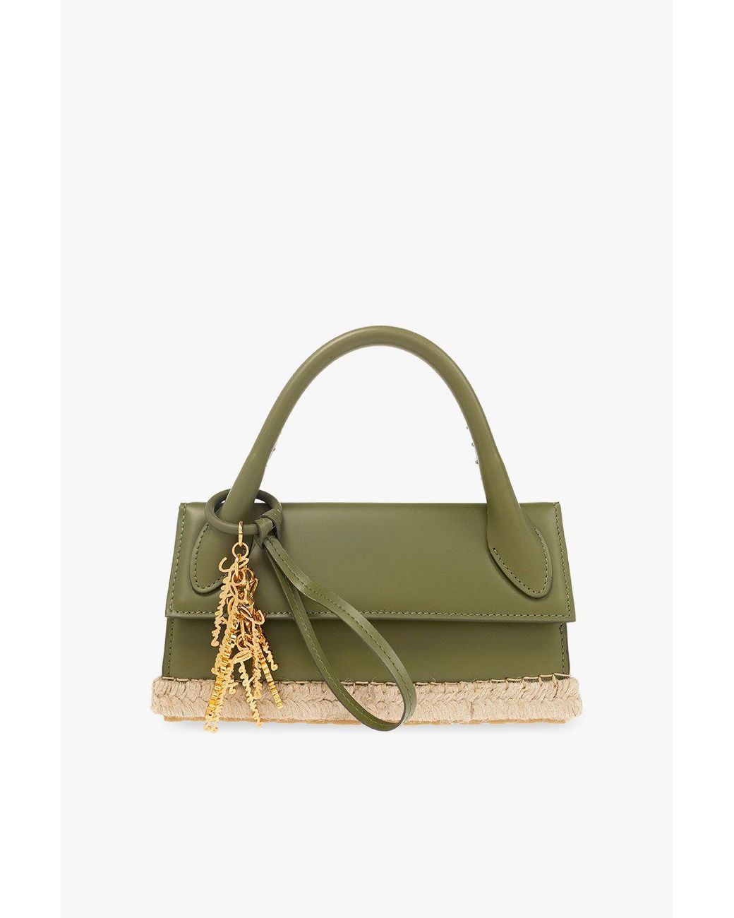 Jacquemus 'le Chiquito Long Cordao' Shoulder Bag in Green | Lyst