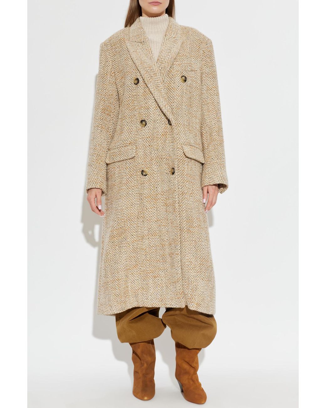 Isabel Marant Natural Coat 'Pilda'