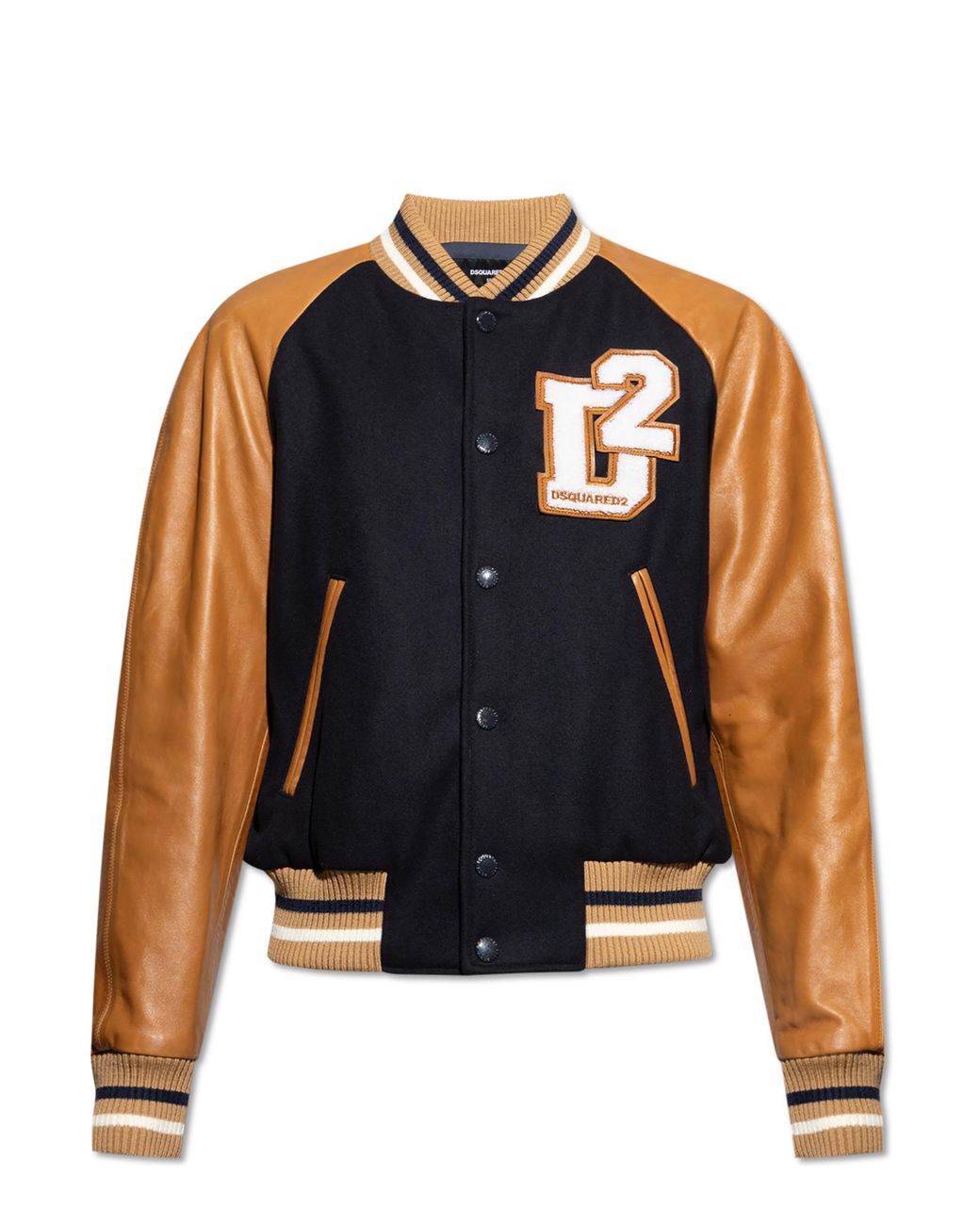 DSquared² Blue Wool Jacket for men