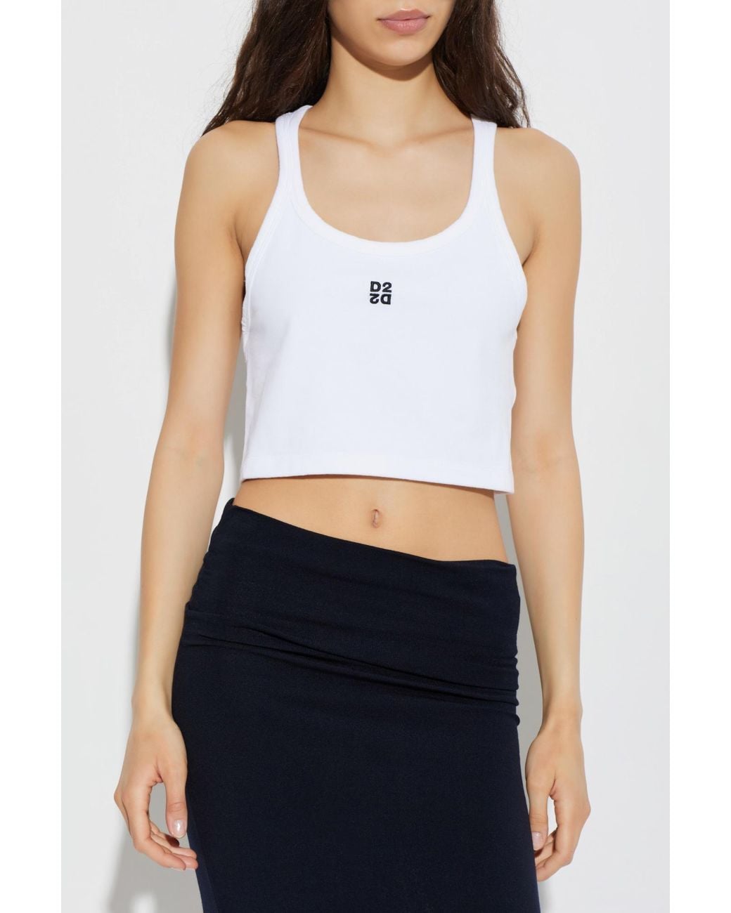 DSquared² White Sleeveless Top