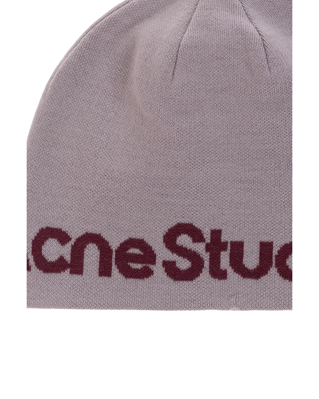 Acne Purple Cap With Logo