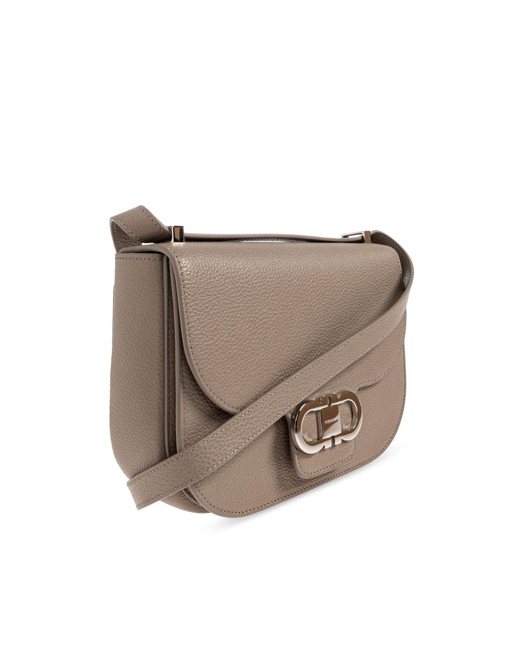 Ferragamo Brown Double Bag