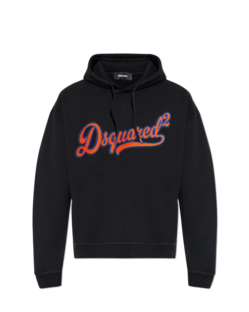 DSquared² Black Sweatshirt With Print for men