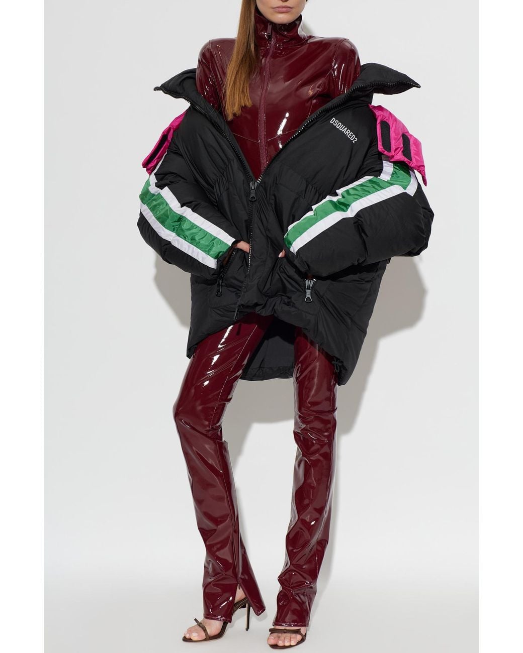 DSquared² Black Heated Logo Jacket