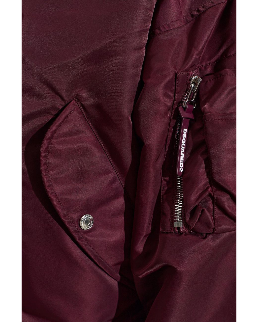 DSquared² Red Insulated 'Bomber' Jacket for men