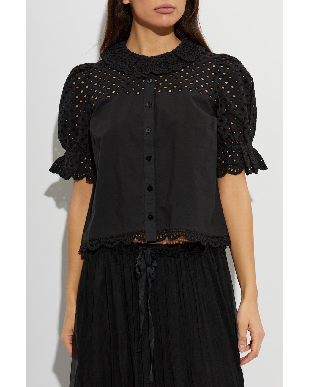 Ulla Johnson Black 'Eloise' Blouse