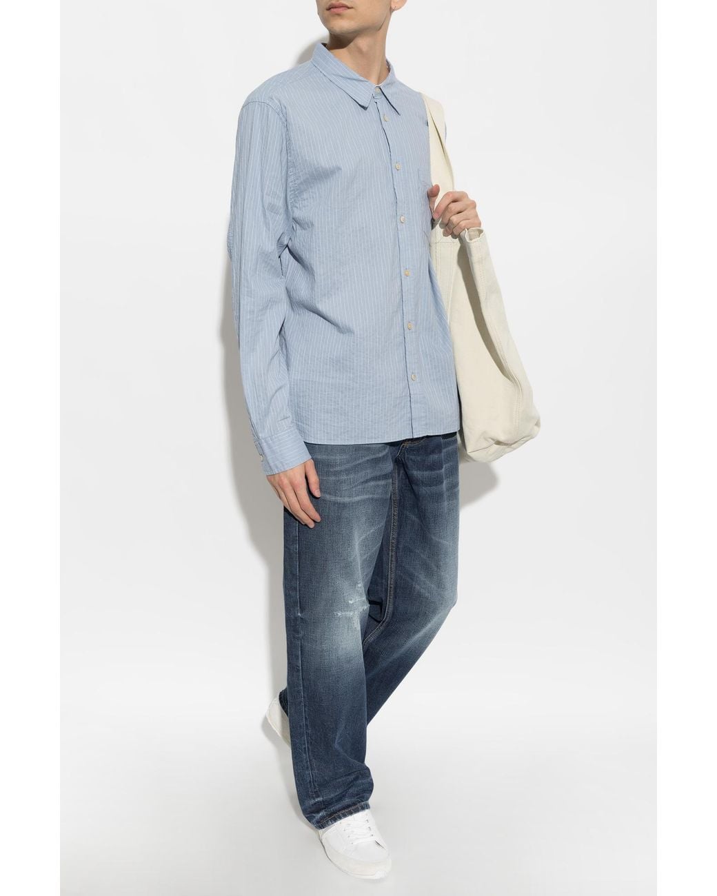 AllSaints Blue Shirt 'Judd' for men
