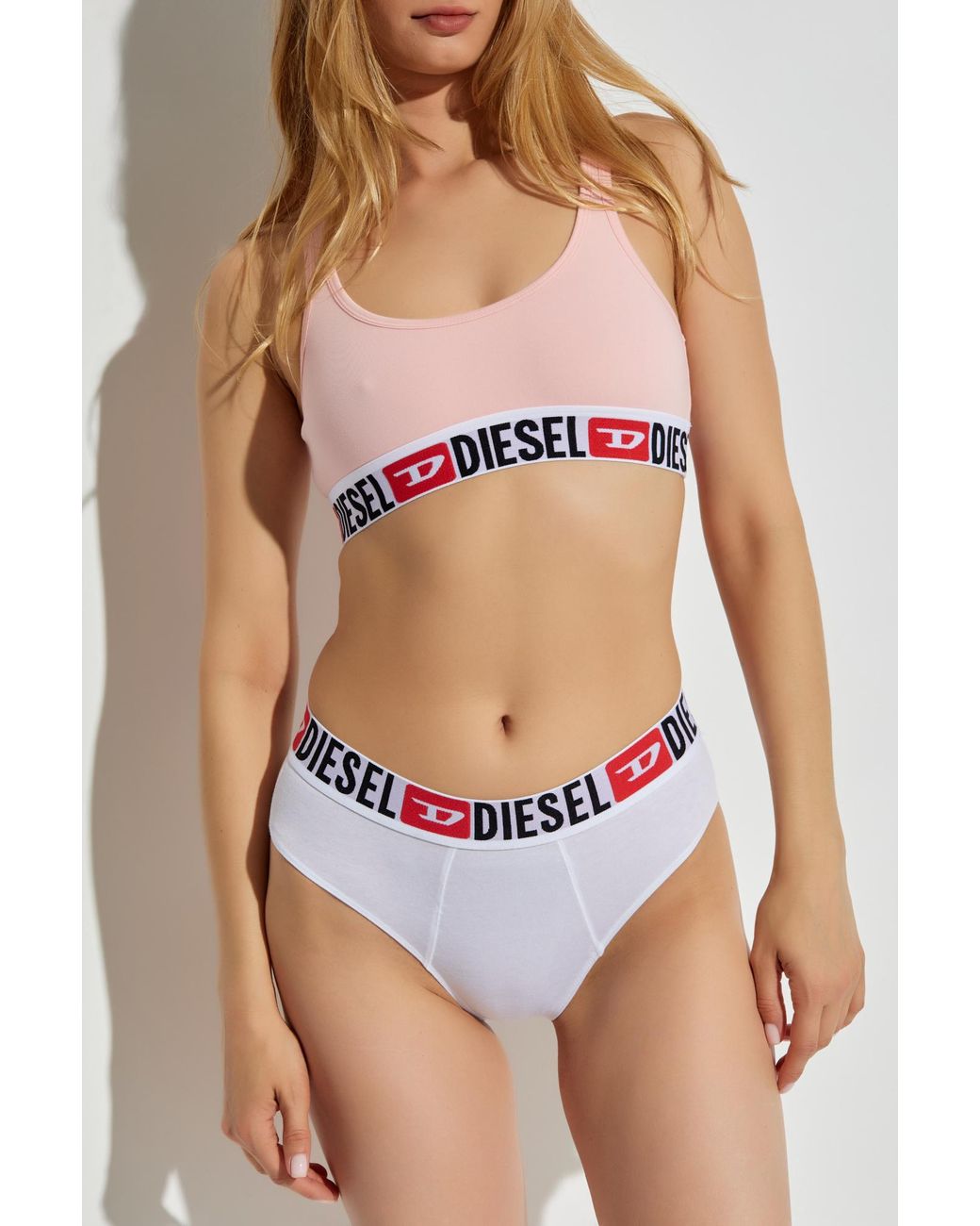 DIESEL White Bra 'Ufsb-Oriba'