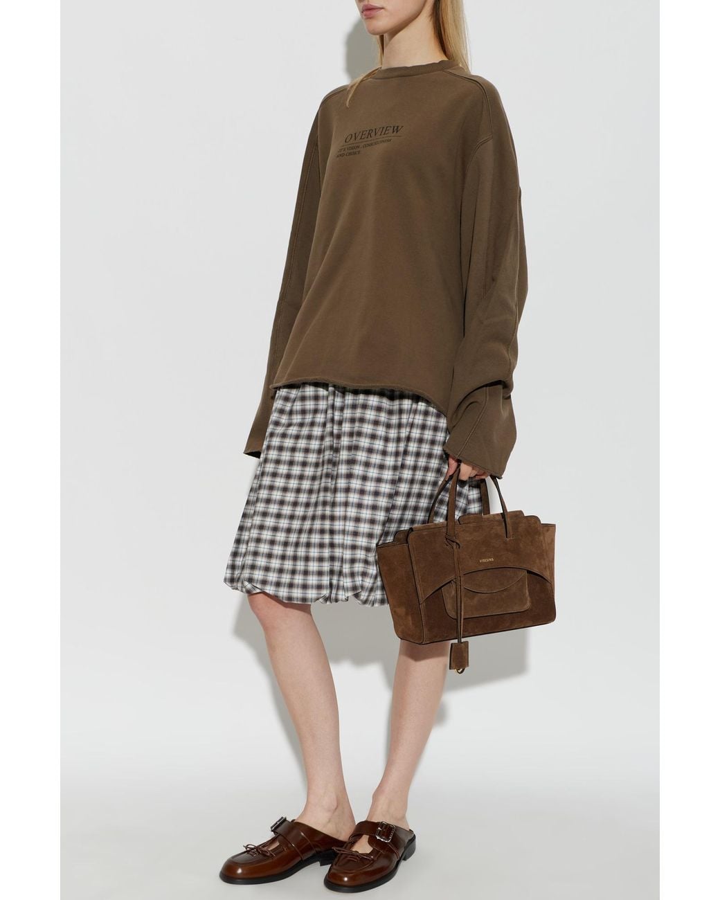 Akep Multicolor Check Skirt