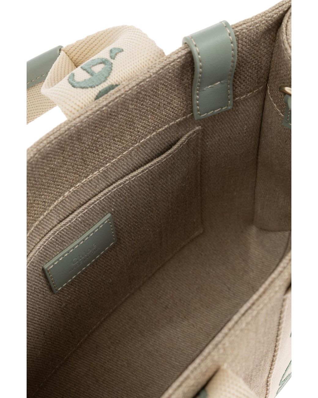 Chloé Blue Bag "Woody Small"