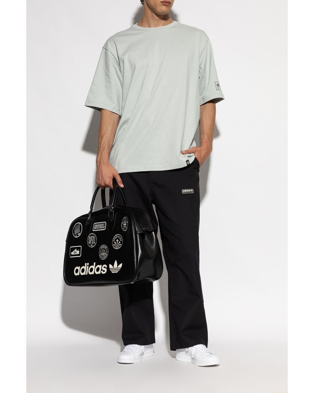 Adidas Originals White 'Stan Smith' Sports Shoes