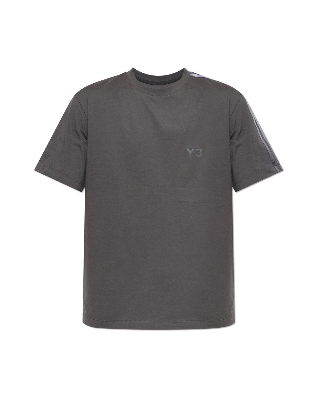 Y-3 Gray Cotton T-Shirt for men