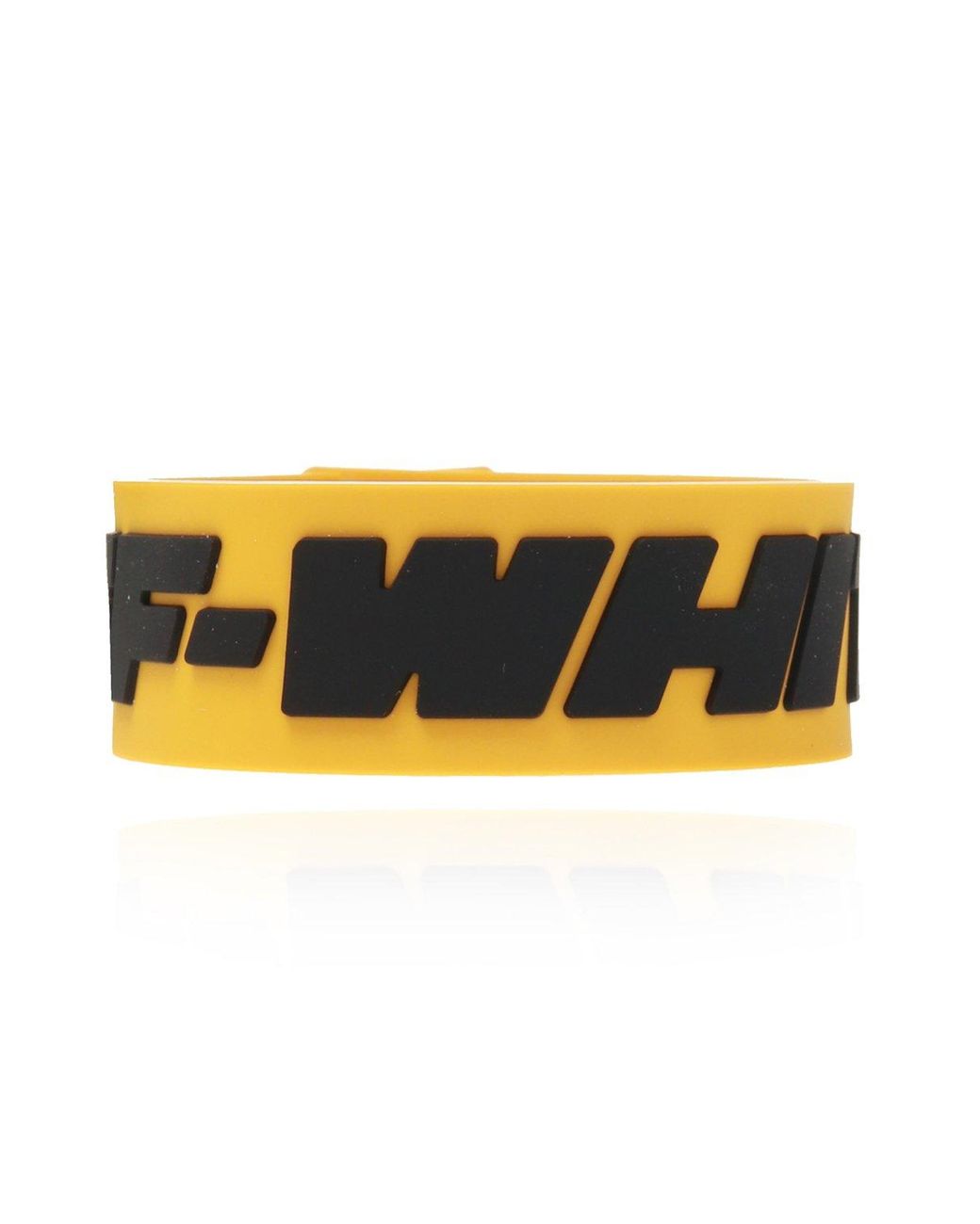 Off-White c/o Virgil Abloh Yellow Rubber 2.0 Industrial Bracelet