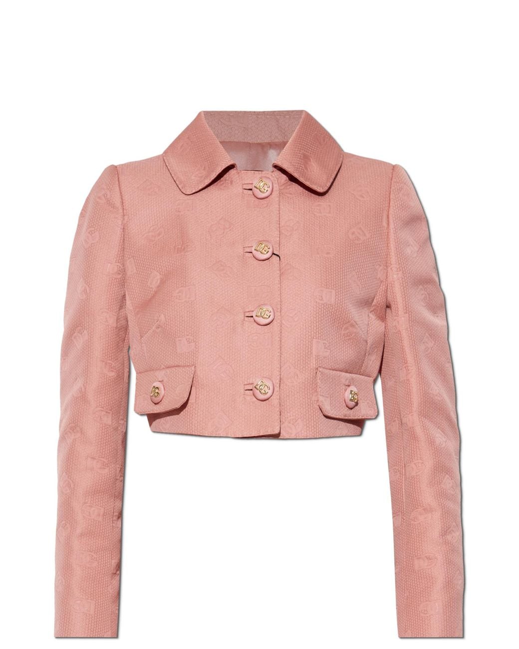 Dolce & Gabbana Pink Short Jacket