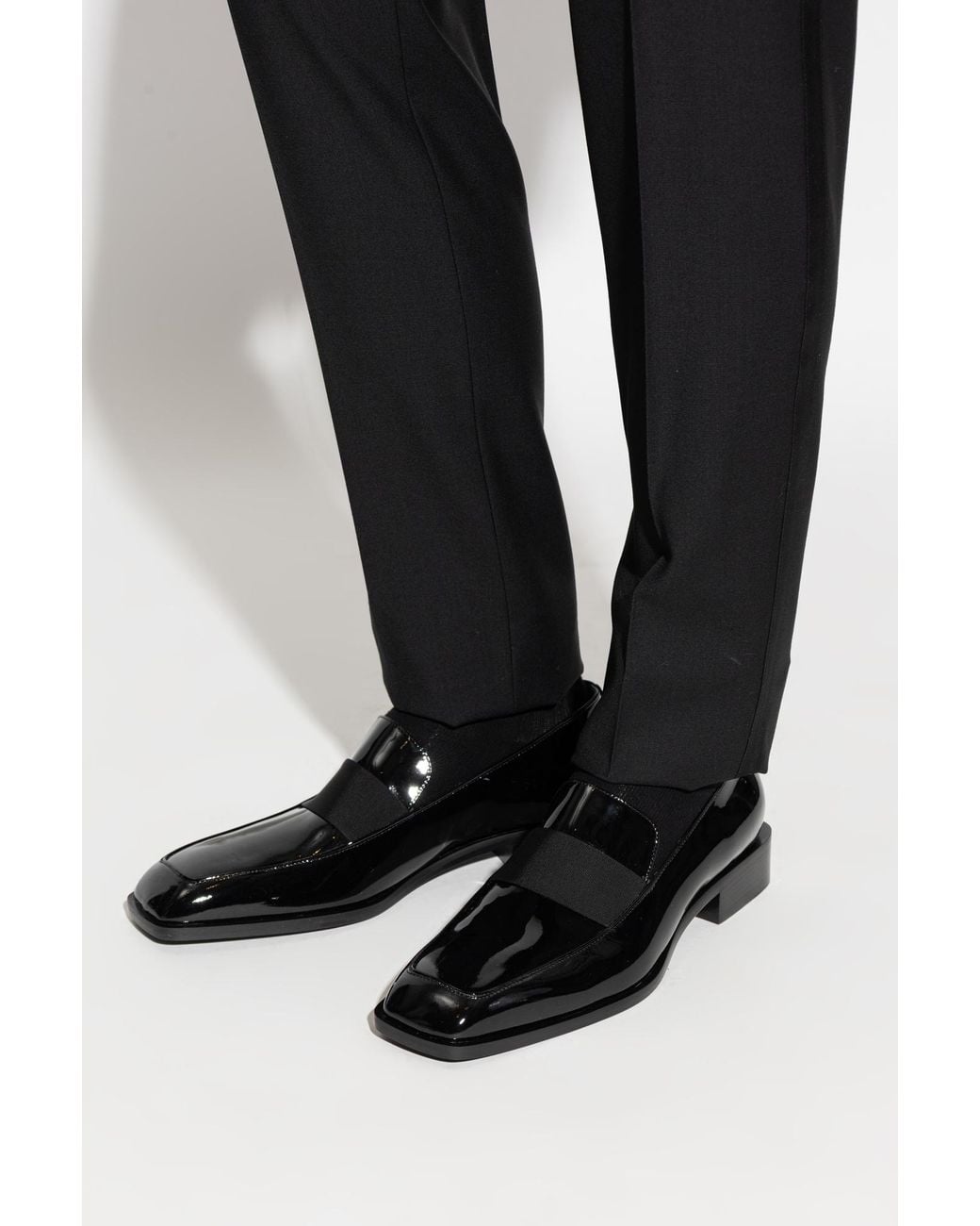 Giuseppe Zanotti Black Leather Shoes "Lucky" for men