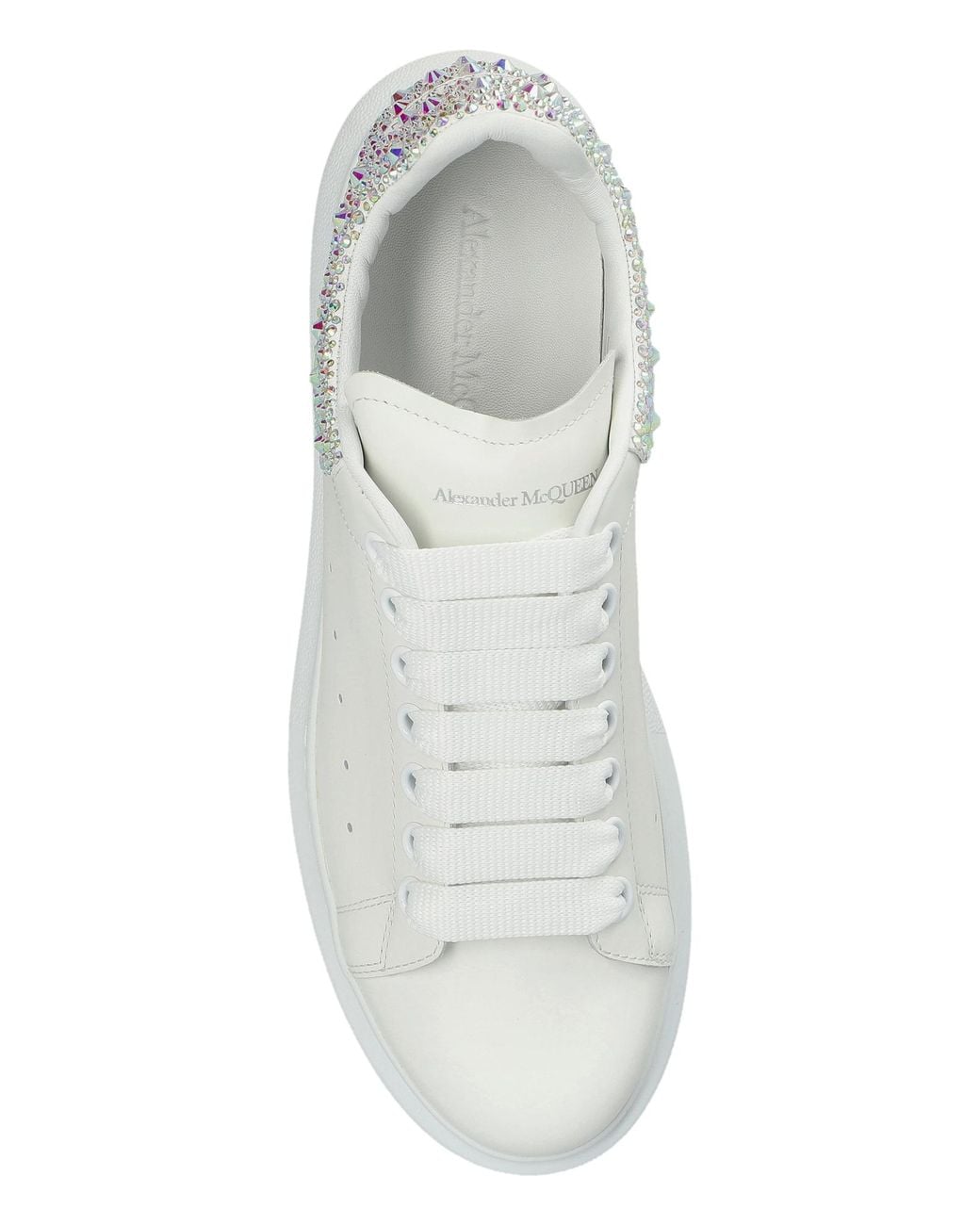 McQueen White 'Oversized' Sports Shoes