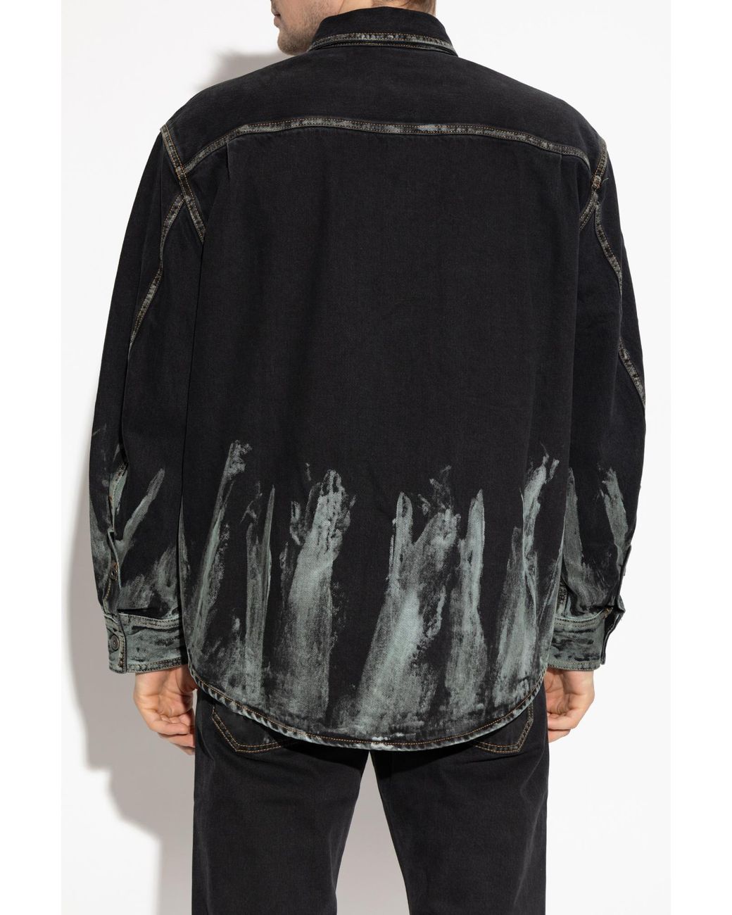 Off-White c/o Virgil Abloh Black “Oversize” Denim Jacket