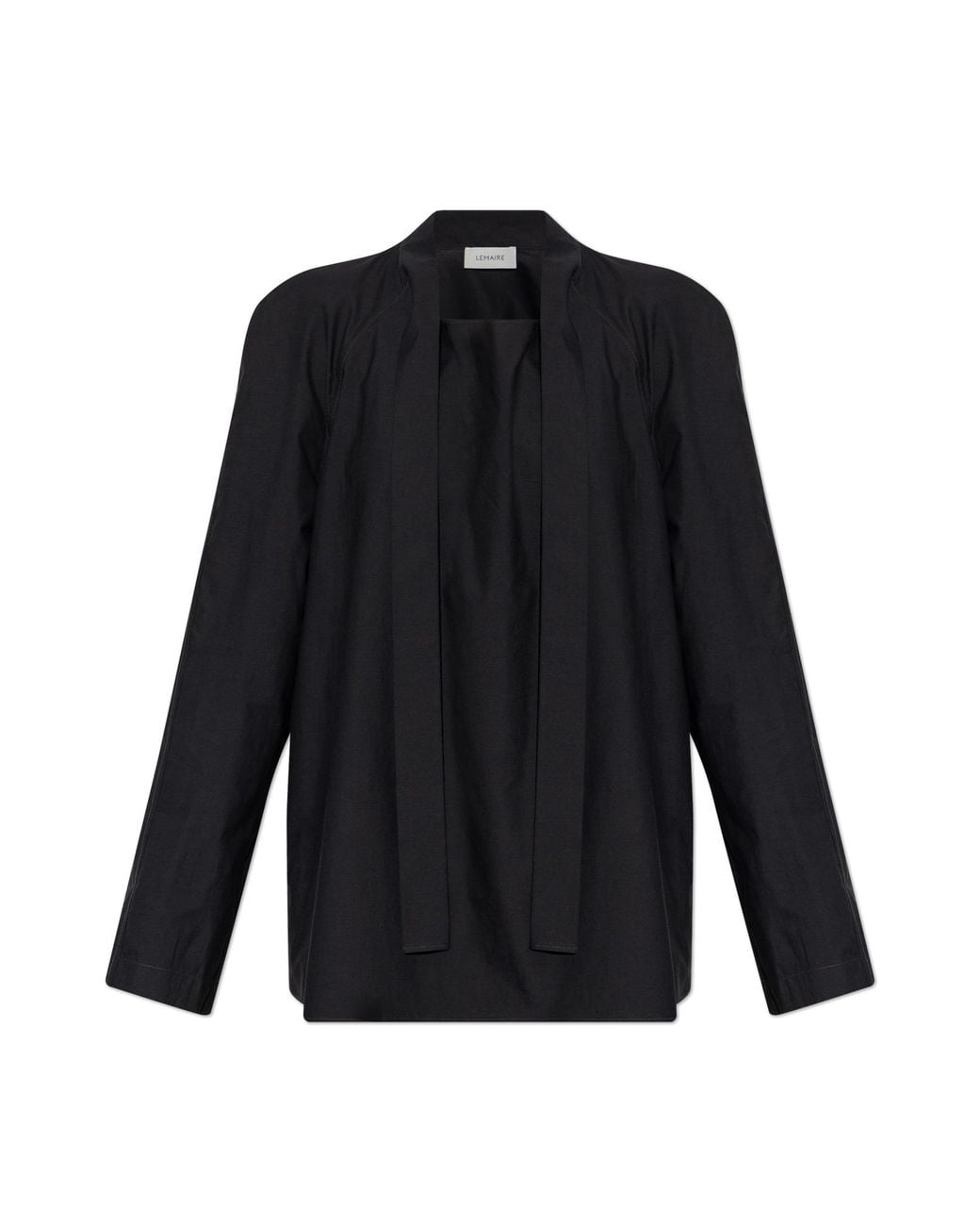Lemaire Black Cotton Shirt