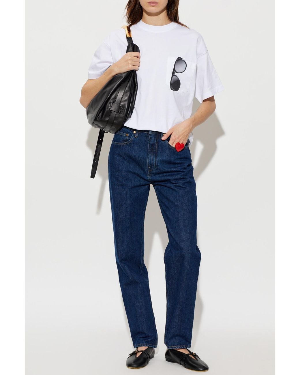 Moschino White T-Shirt With Pocket