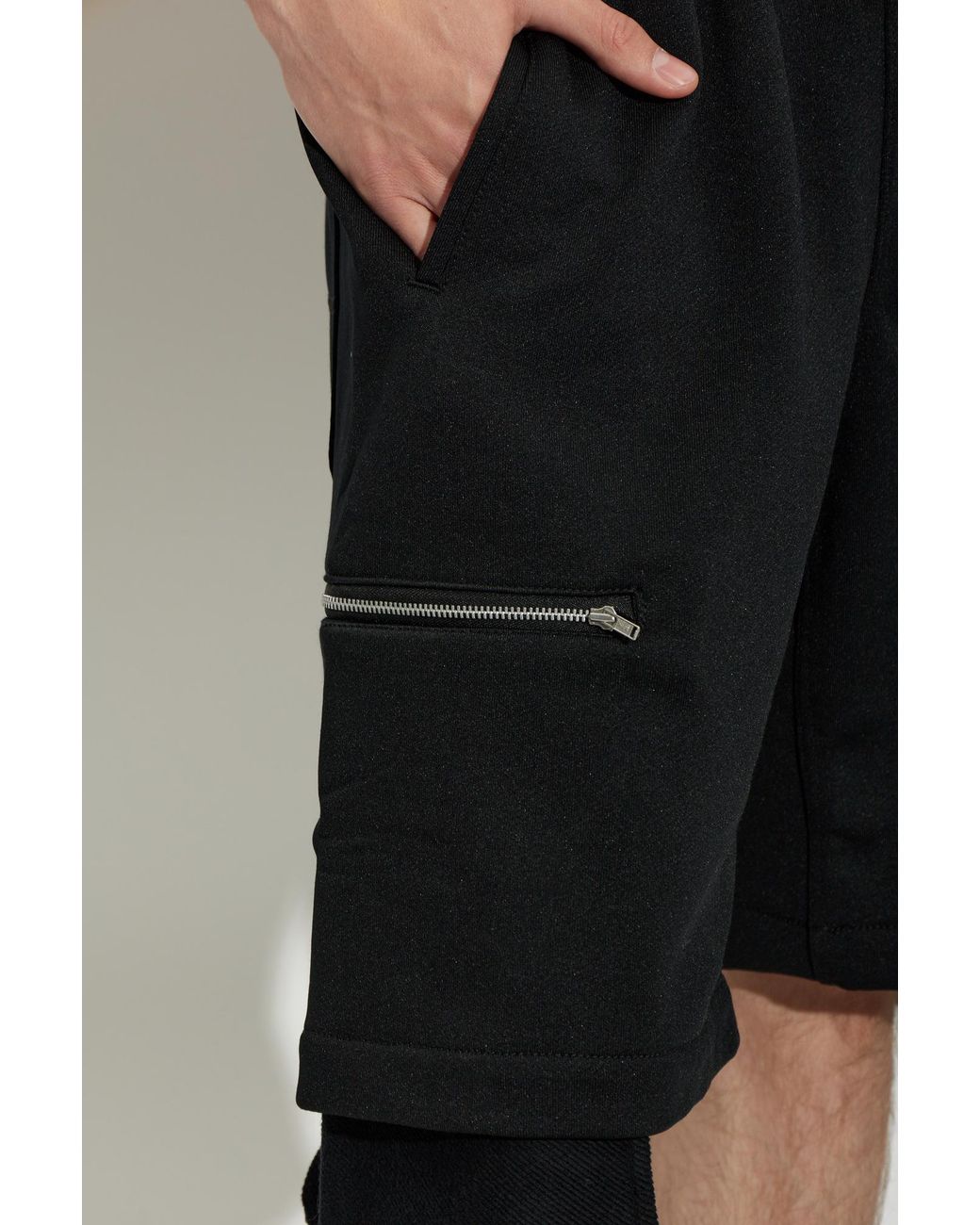 Comme des Garçons Black Pocket Shorts for men