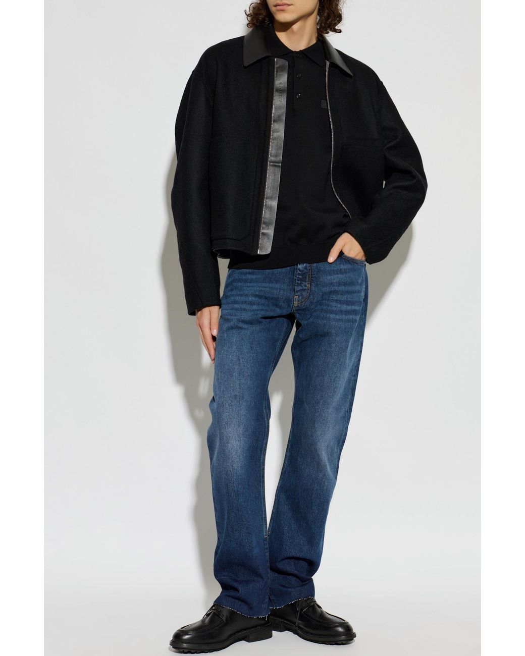 Givenchy Black Polo With Logo for men