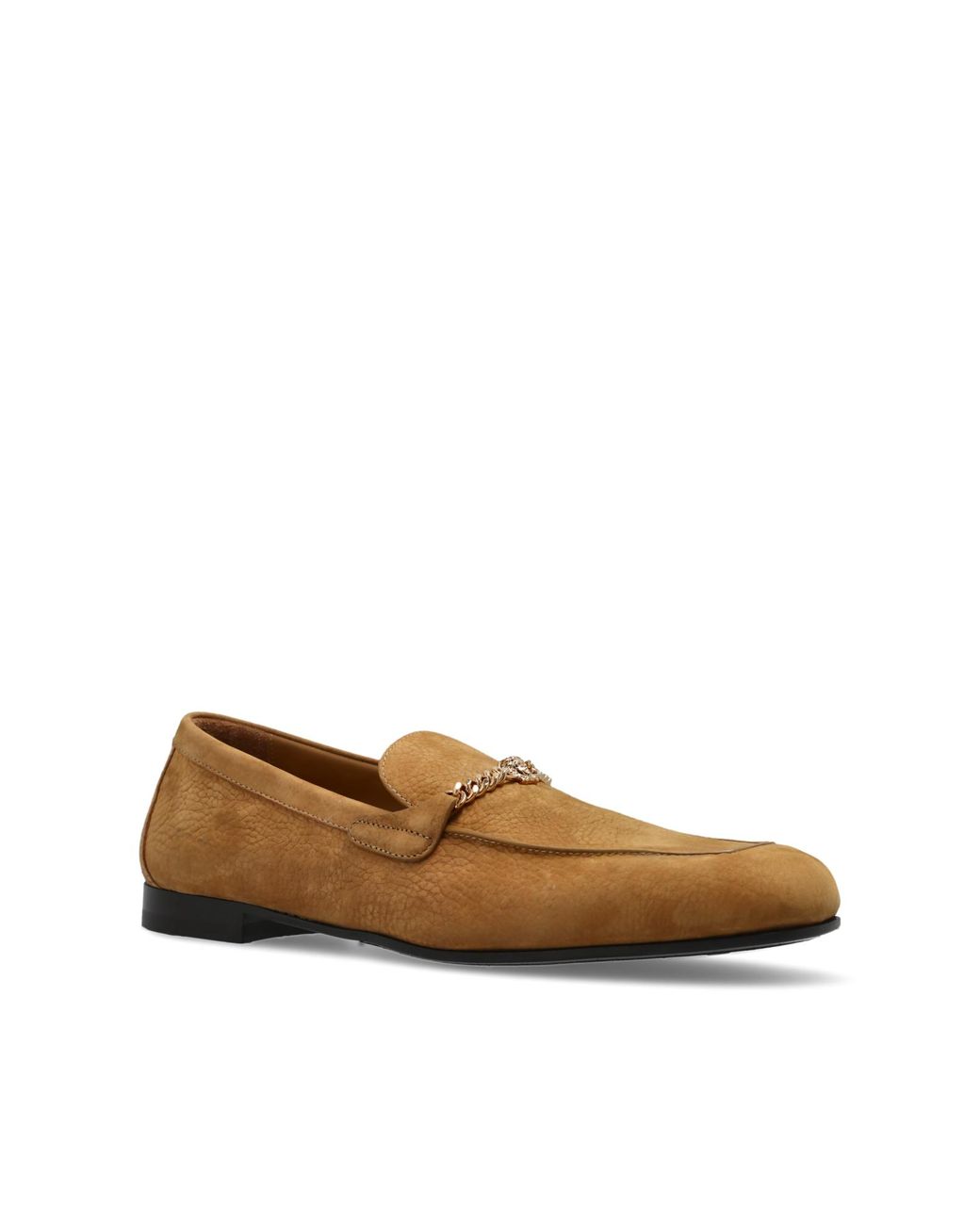 Versace Blue Suede 'Loafers' Shoes for men