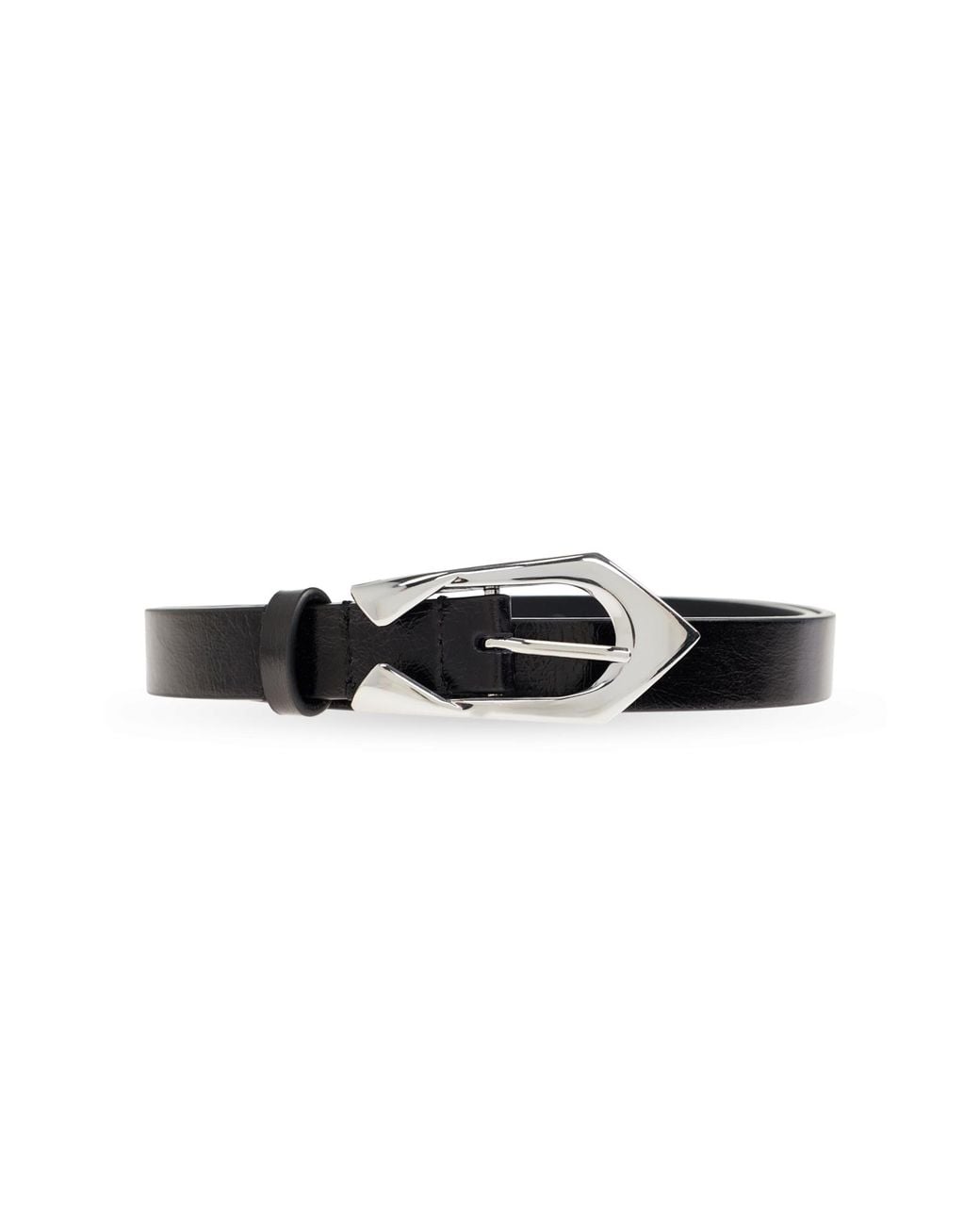 IRO Black Leather 'Cuff' Belt