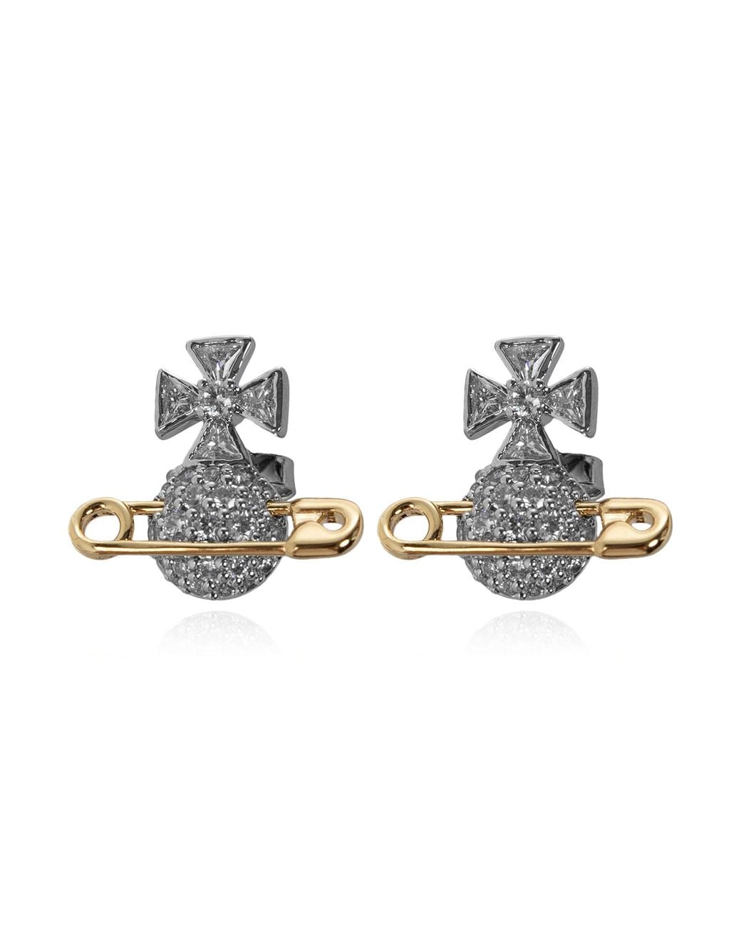 Vivienne Westwood Metallic 'Hectorina' Earrings