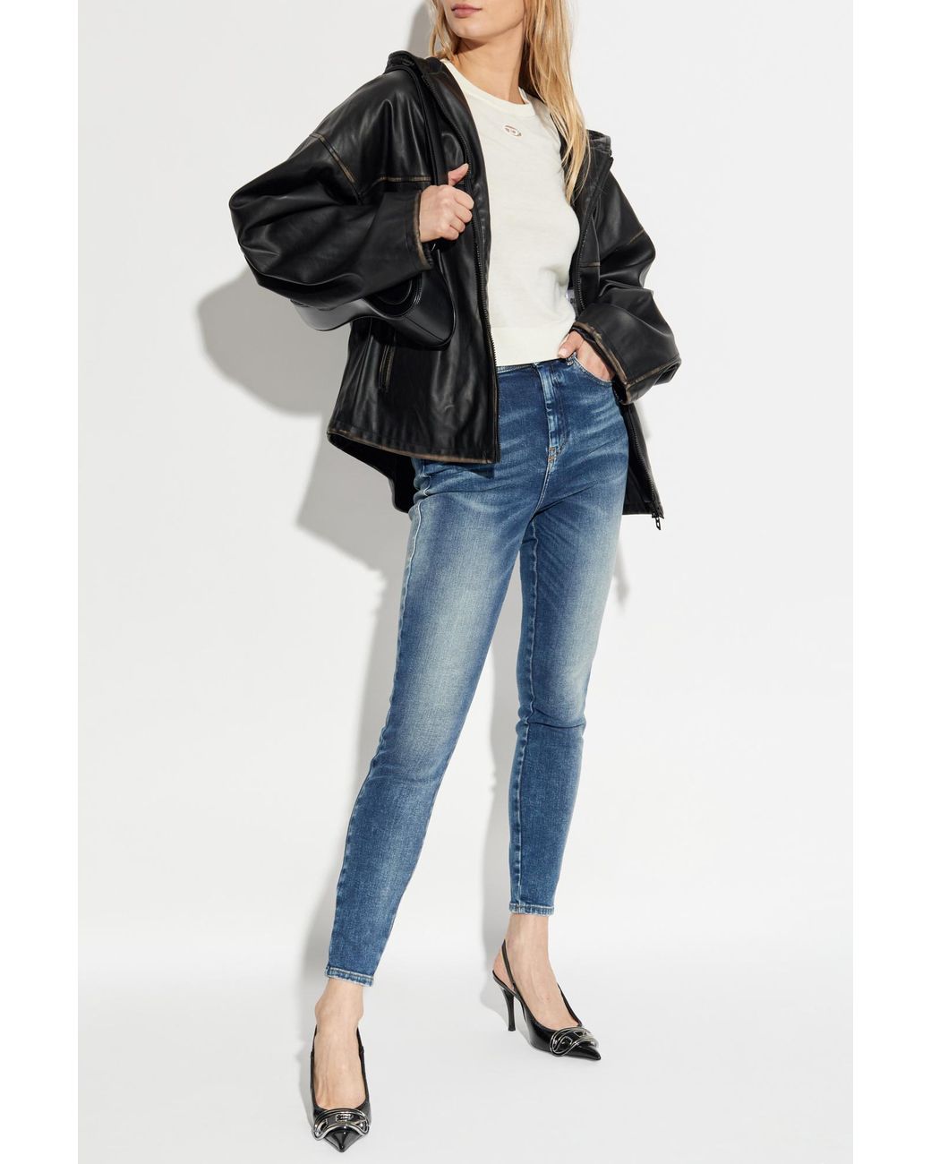 DIESEL White Top M-Aline