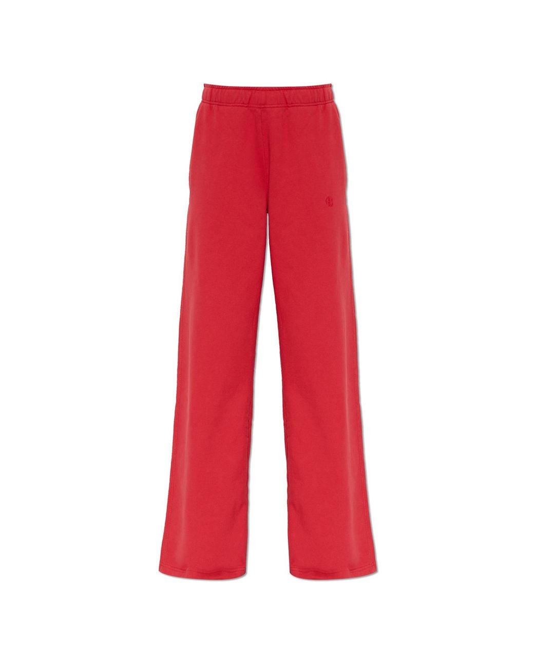 Anine Bing Red Kacey' Sweatpants