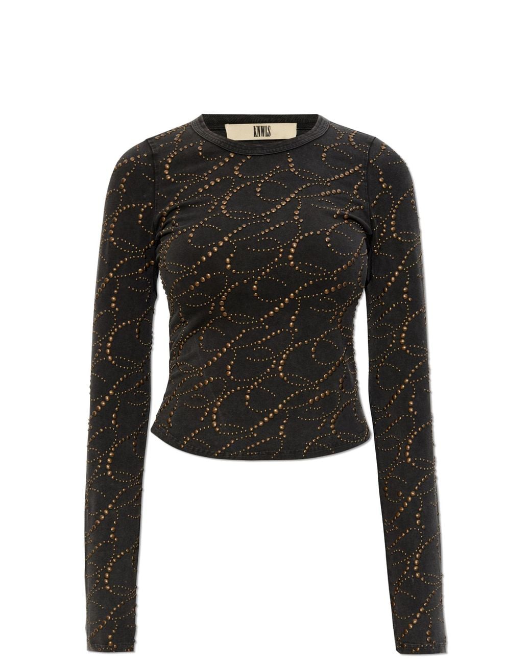 KNWLS Black 'Cally' Long Sleeve Top