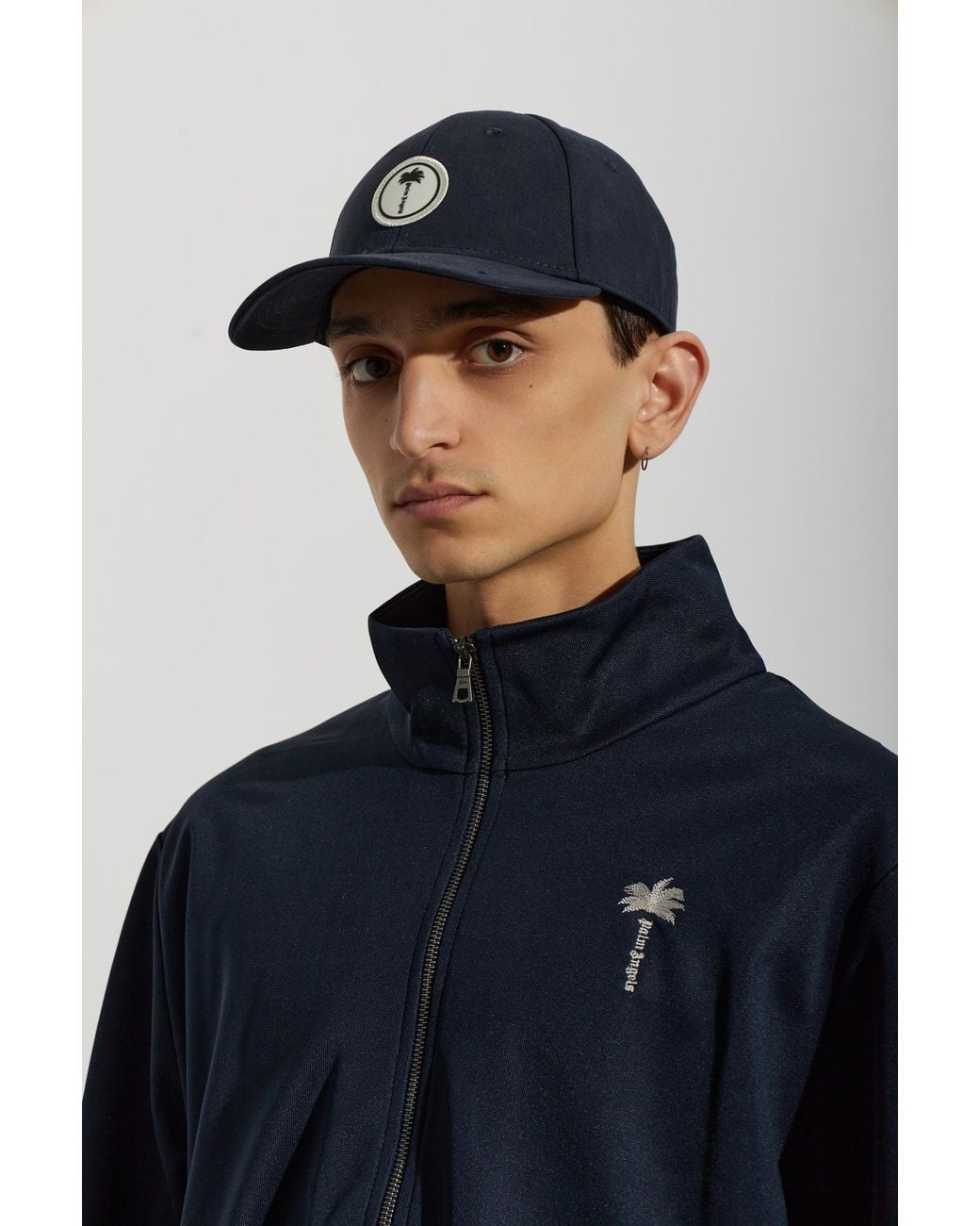 Palm Angels Blue Baseball Cap for men