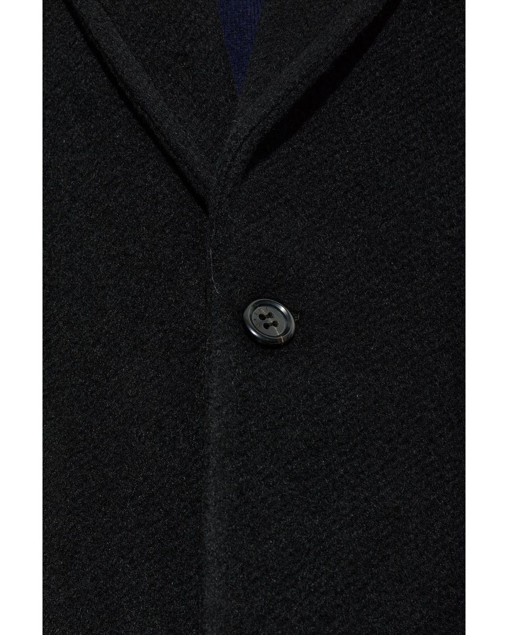 Marni Black Wool Coat for men