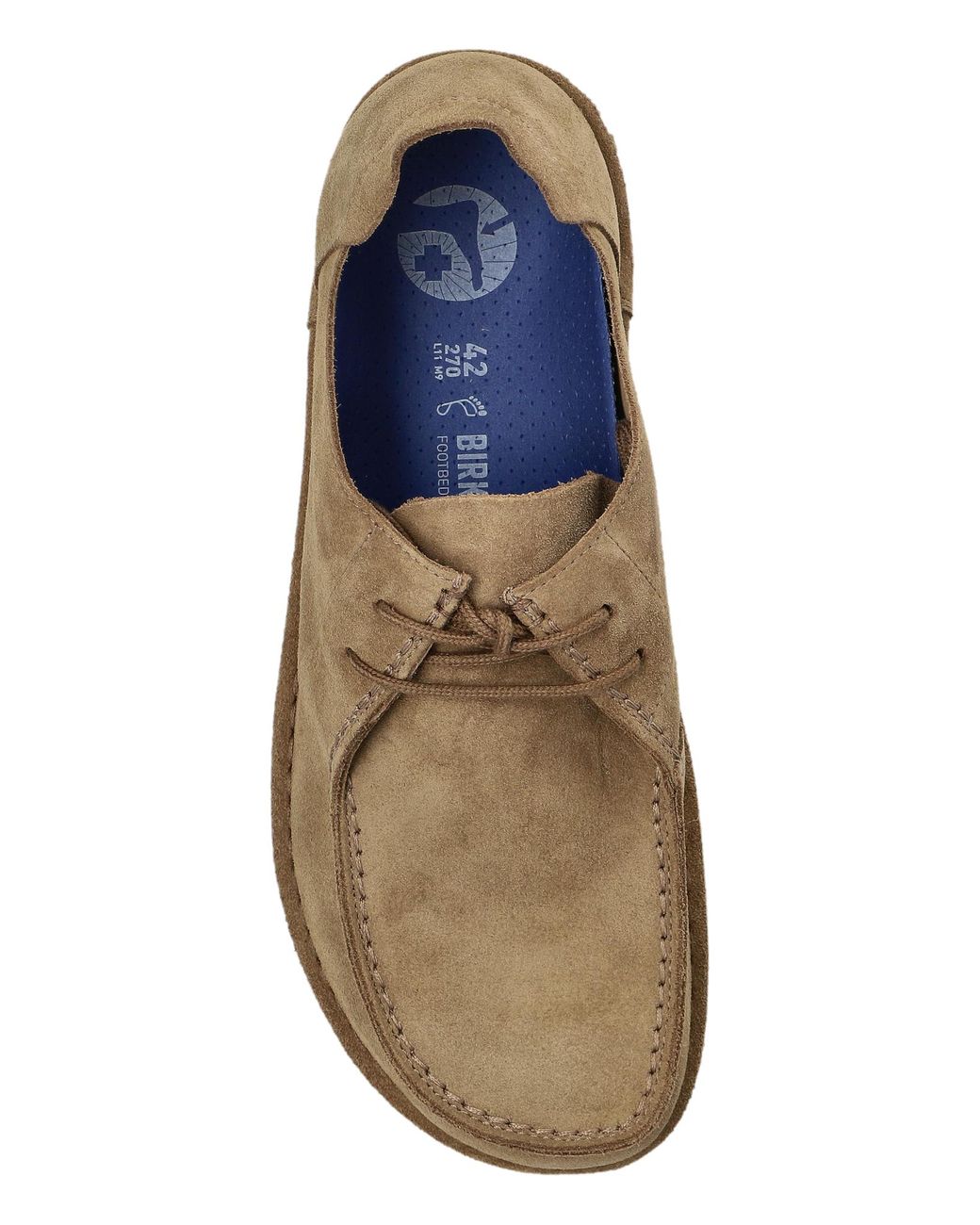 Birkenstock Brown Suede Shoes 'Utti Lace' for men