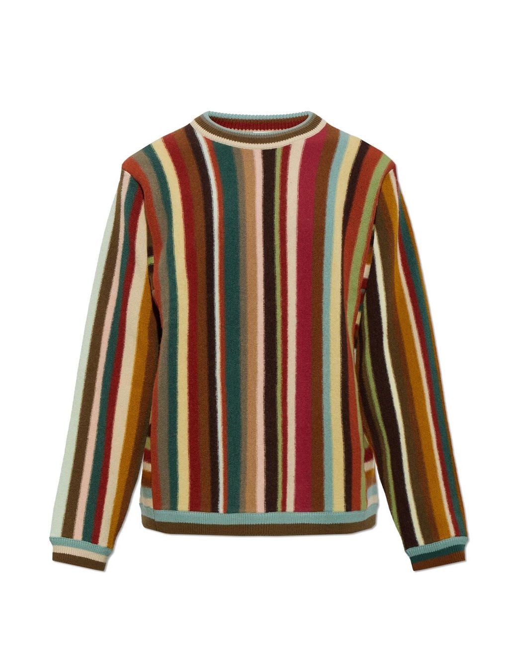 Paul Smith Red Striped Wool Jumper for men