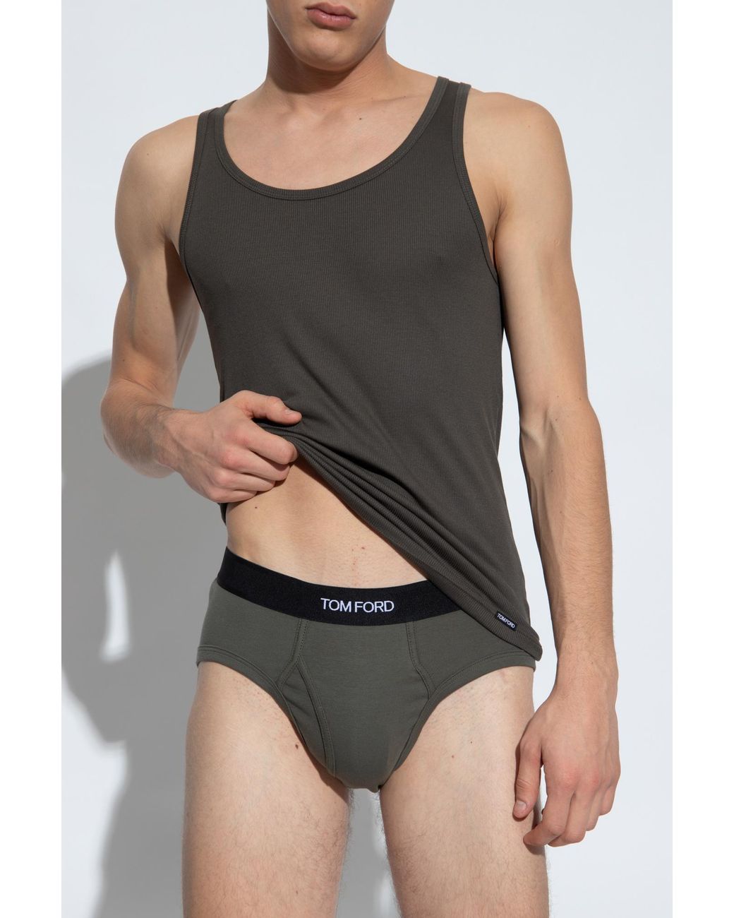 Tom Ford Black Tank Top for men