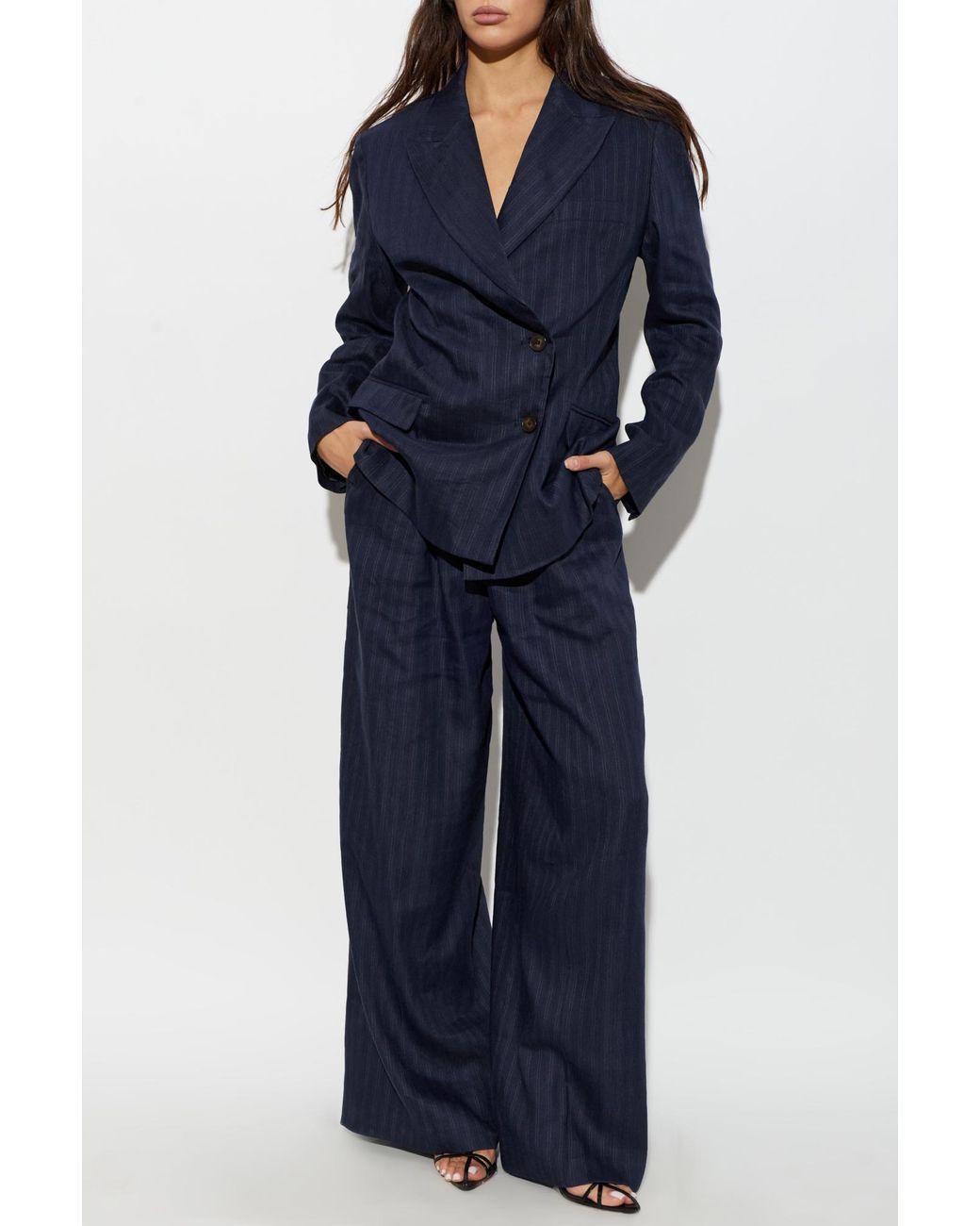 Anine Bing Blue Blazer "Aretha"