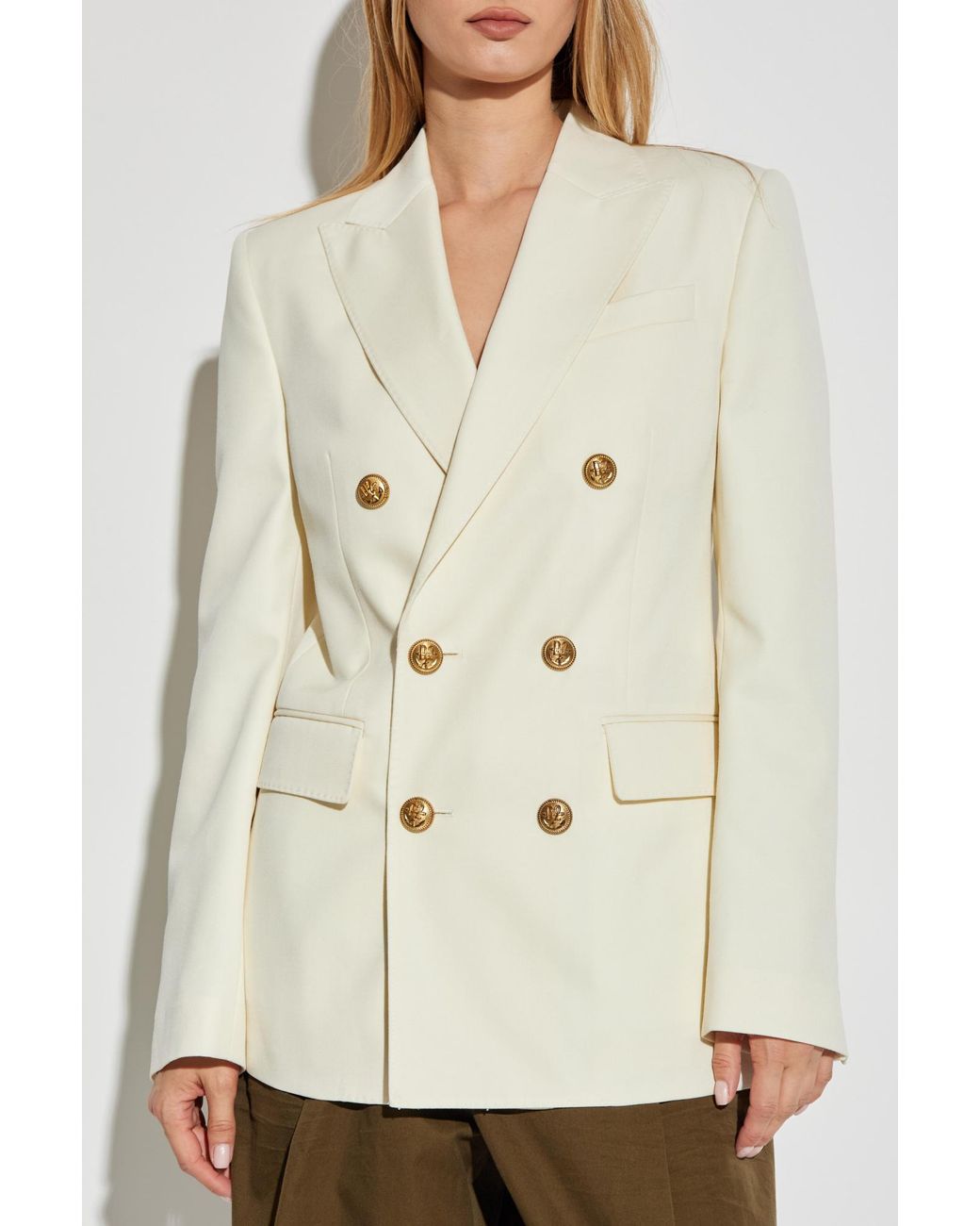 DSquared² Natural Wool Blazer