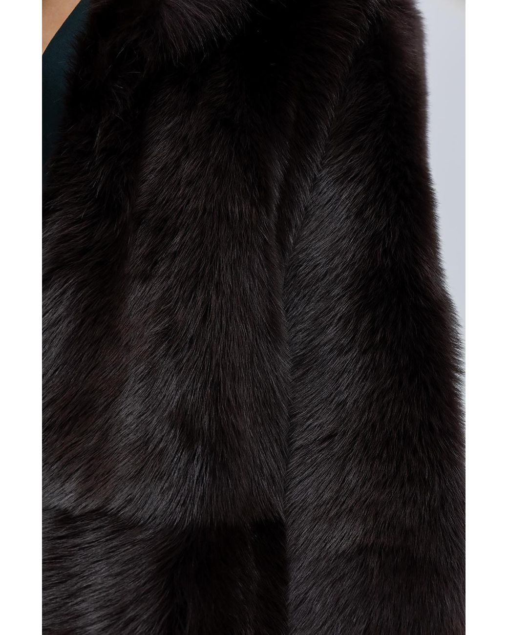 Bottega Veneta Cropped Fur Jacket in Black Womens Clothing Jackets Fur jackets 