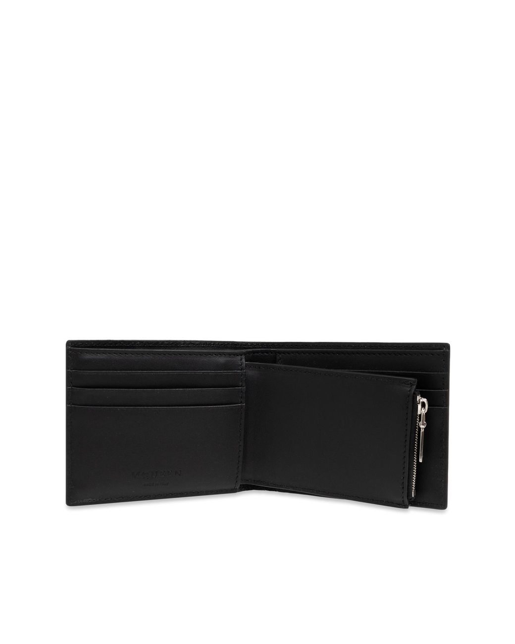 McQueen Black Sophisticated Logo Wallet for men
