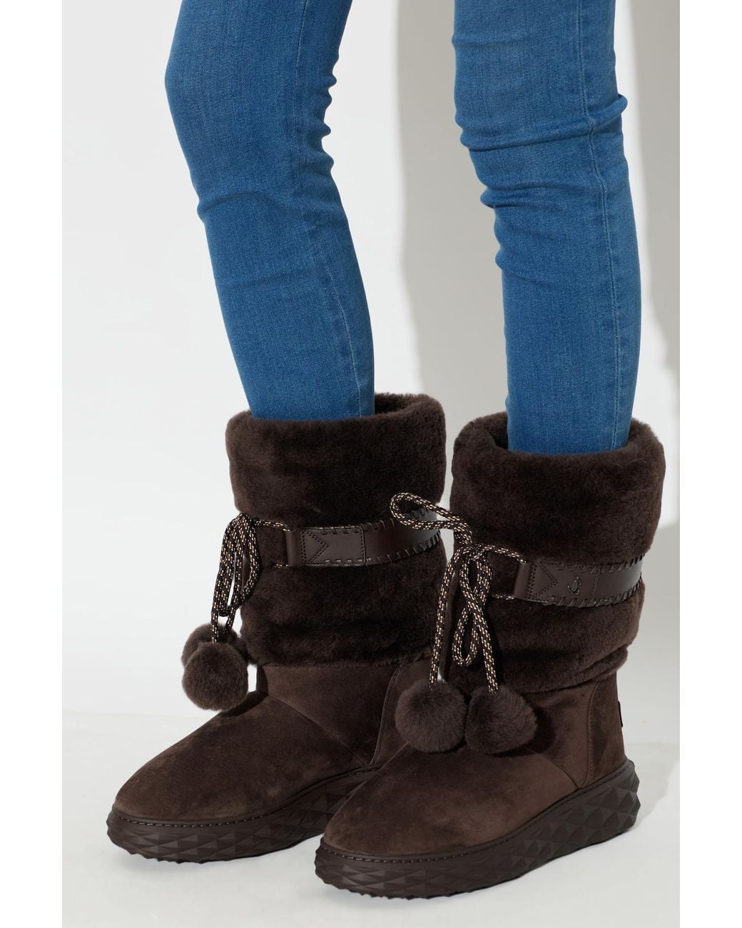 Jimmy Choo Black 'Cobi' Knee-High Boots